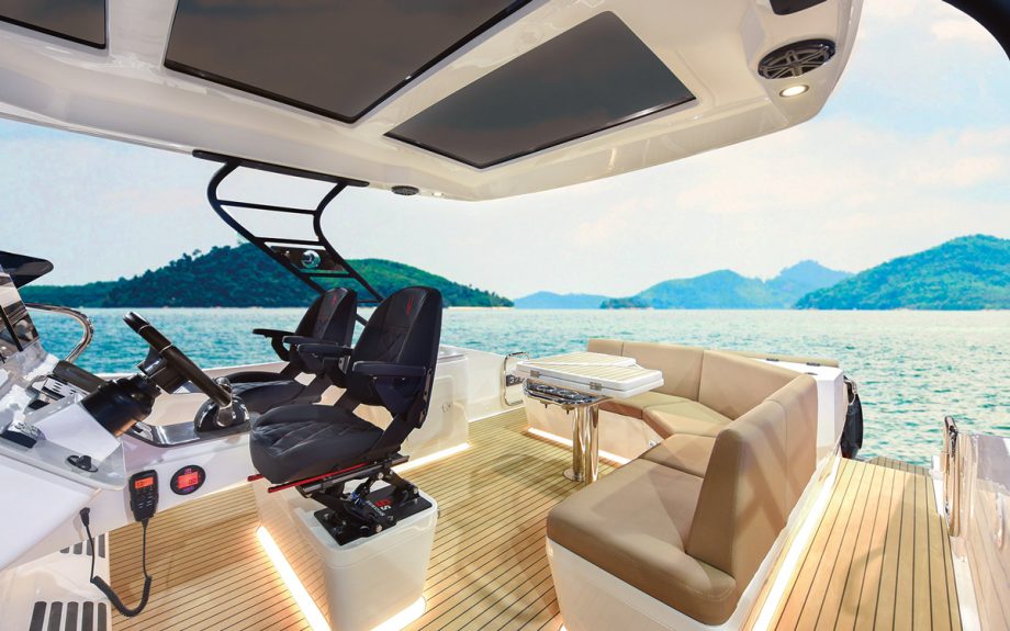Gulf-Craft-Oryx-379-boat-test-drive-review-helm-credit-richard-langdon